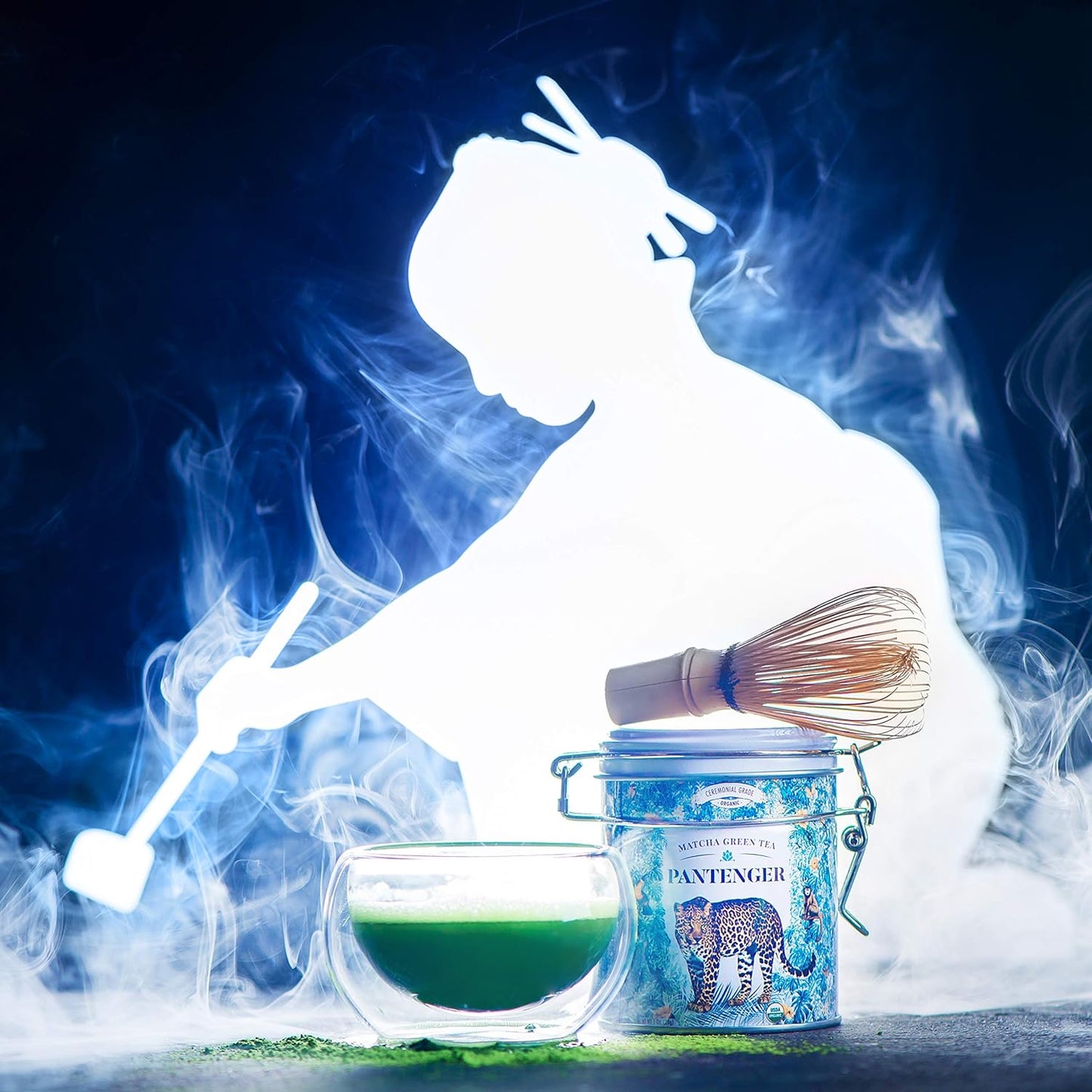 Organic Ceremonial Grade Matcha | Emerald Green, Creamy & Sweet (for a matcha) | Japanese - First Harvest - Hand Picked - Stone Milled | By Pantenger