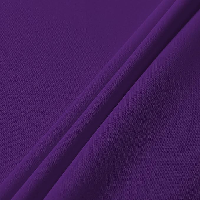 sancua Rectangle Tablecloth - 70 x 108 Inch - Stain and Wrinkle Resistant Washable Polyester Table Cloth, Decorative Fabric Table Cover for Dining Tables, Buffet Parties and Camping, Purple