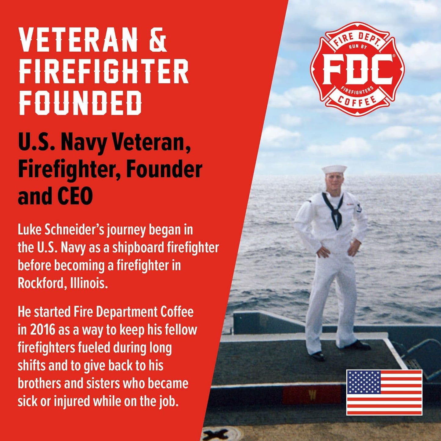 Fire Department Coffee - Salted Caramel Bourbon Coffee Beans - Gives Back to Firefighters - Premium Bourbon Infused - Whole Bean - Non-Alcoholic - Roasted in the USA - Veteran Owned (12 oz, Pack of 2)