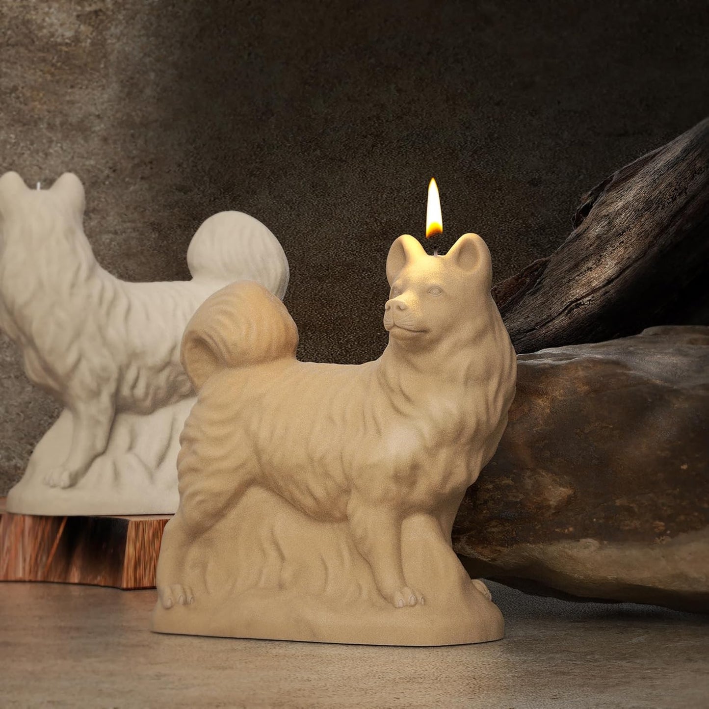 3D Dog Animal Silicone Molds - Dog Resin Casting for Candle Making & Home Decor