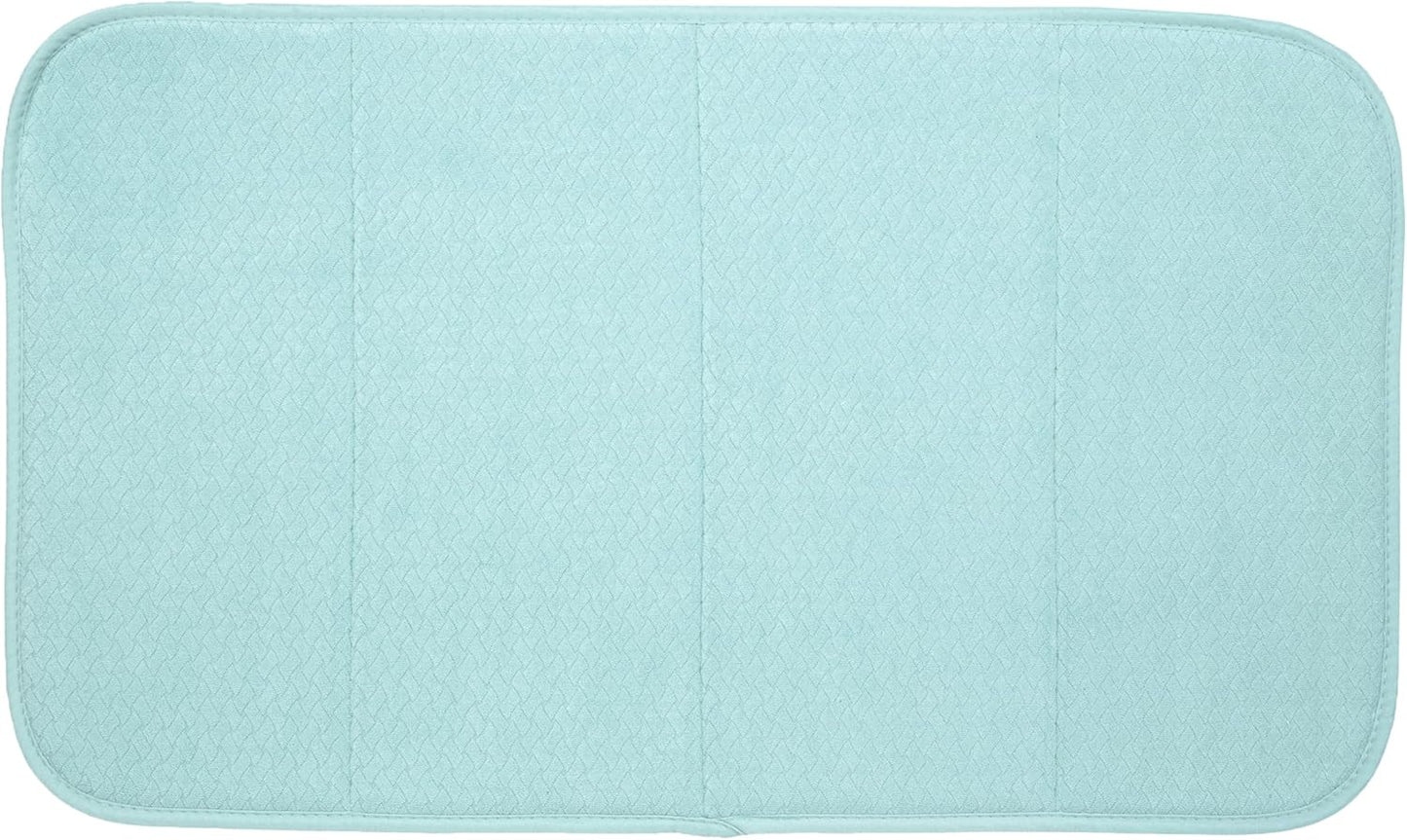 All-Clad Premium Reversible Dish Drying Mat for Kitchen: 16" x 28" Ultra-Absorbent, Long-Lasting, No Condensation, and Oversized for Large Pots and Pans - 1 Pack, Rainfall