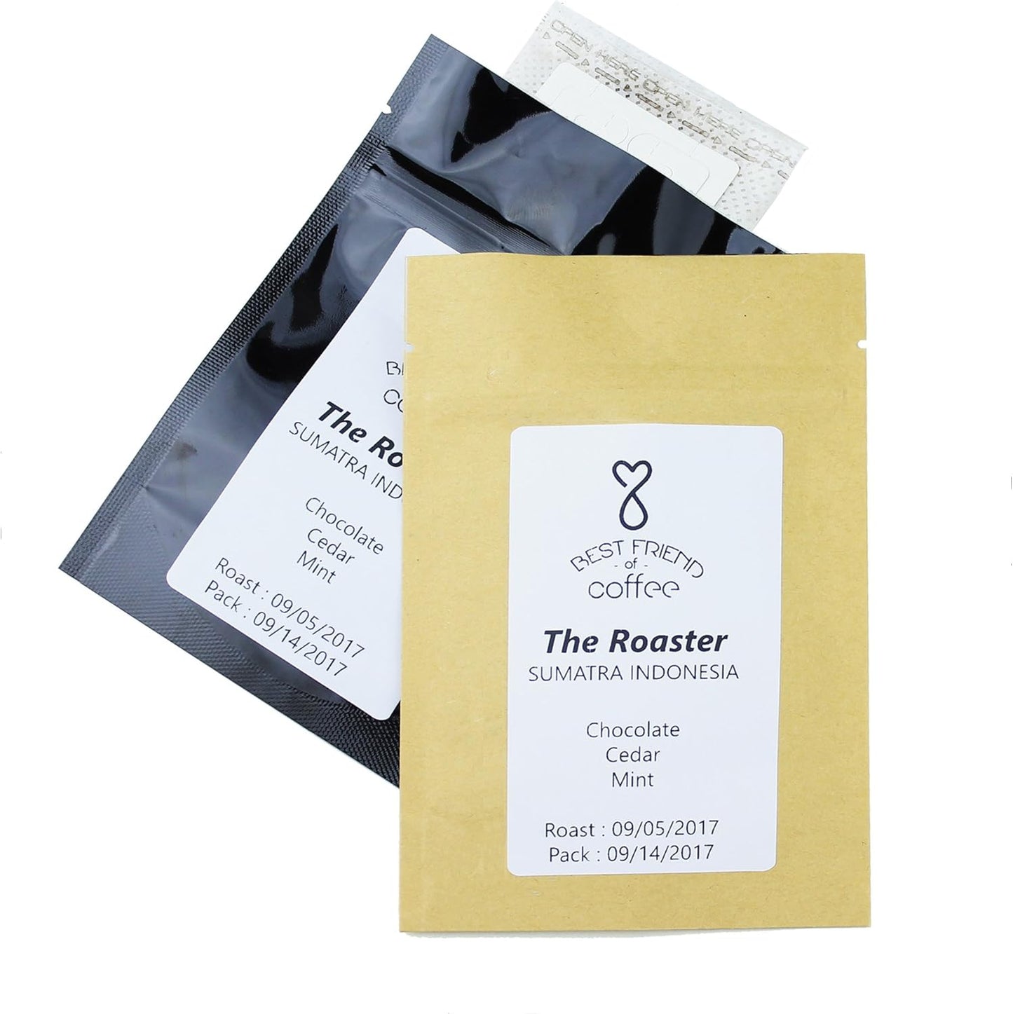 2 oz Stand up Zipper Pouch Bag - FDA and USDA Compliant Heavy Barrier 4X6X2 Inch (100, Natural Kraft)