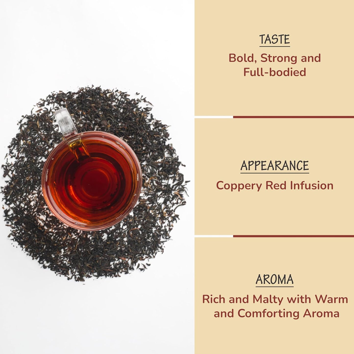 BREWIX, English Breakfast Black Tea Leaves (50+ Cups, 3.53oz/100g) Gluten Free | Strong, Robust & Aromatic | High Caffeine Loose Leaf