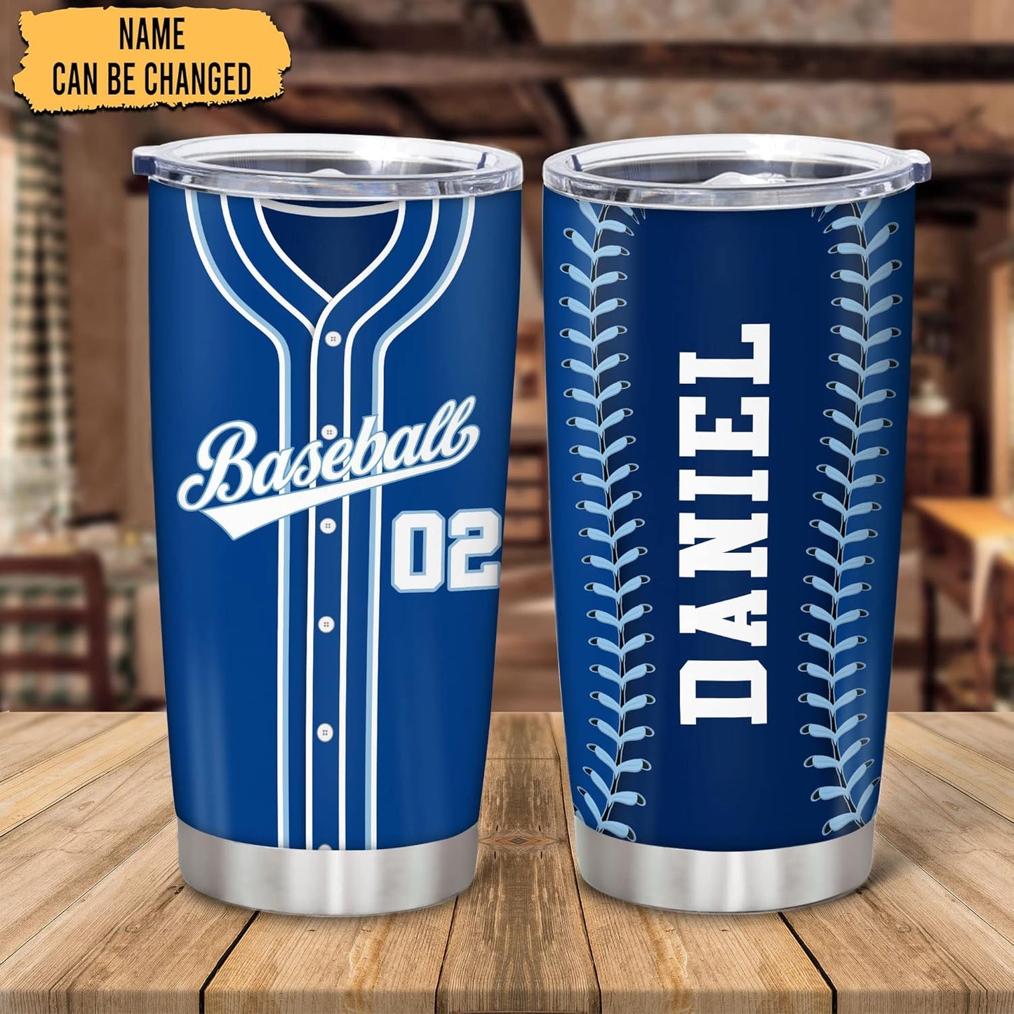 Hyturtle Personalized Baseball Tumbler Baseball Players Design Stainless Steel Double Walled Vacuum Insulated Tumblers 20oz30oz Coffee Travel Mug Cup Christmas Gift For Men Boys Friends Dad Sports Fan