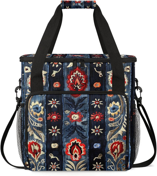 Coffee Maker Travel Bag Compatible with Keurig K-Mini,Single Serve Coffee Brewer Carrying Case Compatible for K-Mini Plus with Multiple Pockets for K-Cup Pods(Bag Only)