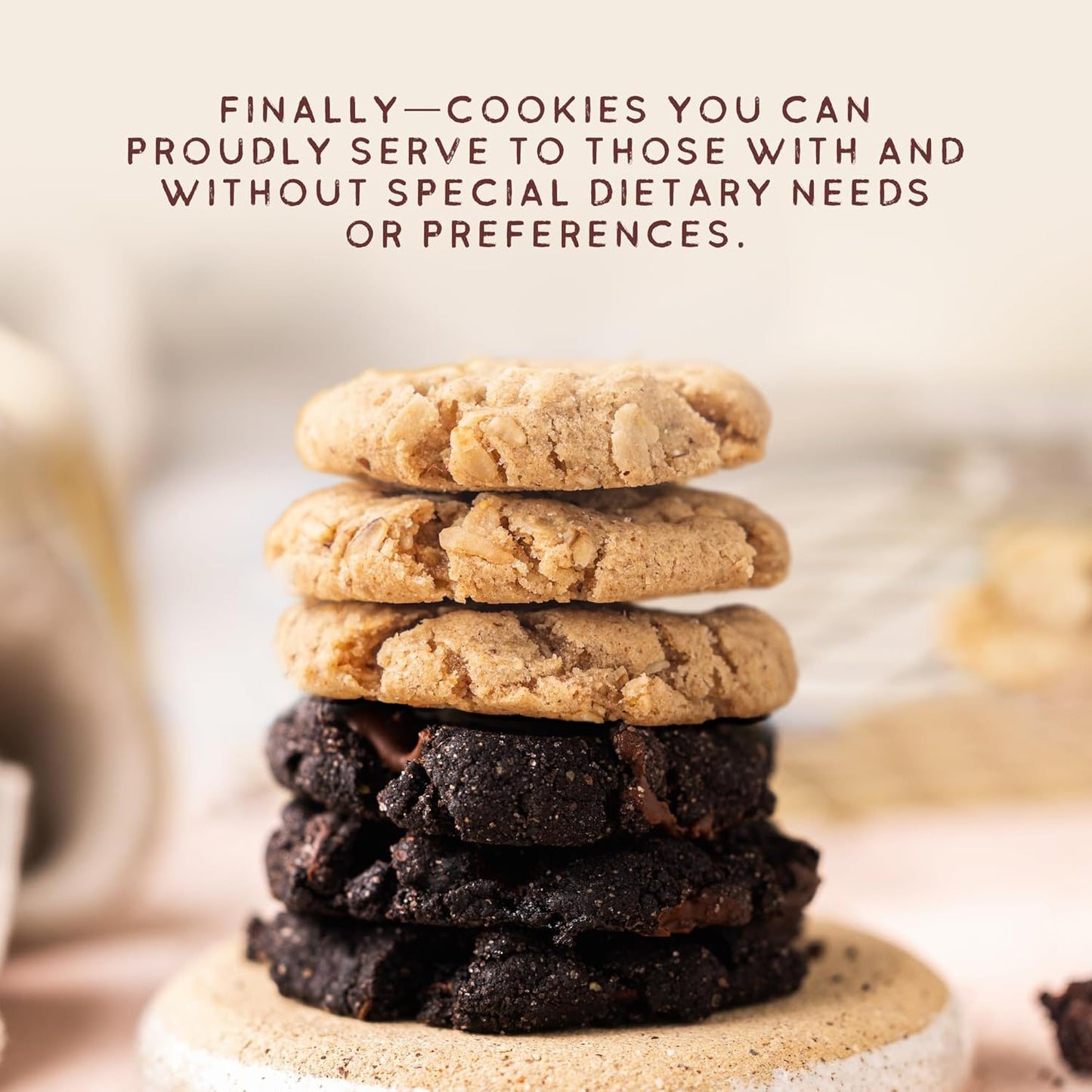 Autumn Sons Baking Co. Gluten Free Double Chocolate Chunk & Oatmeal Cinnamon Cookie Mix Combo Pack. Vegan Plant Based Baking Mix. Free From 11 Common Allergens. 9.3 oz (Pack of 2)