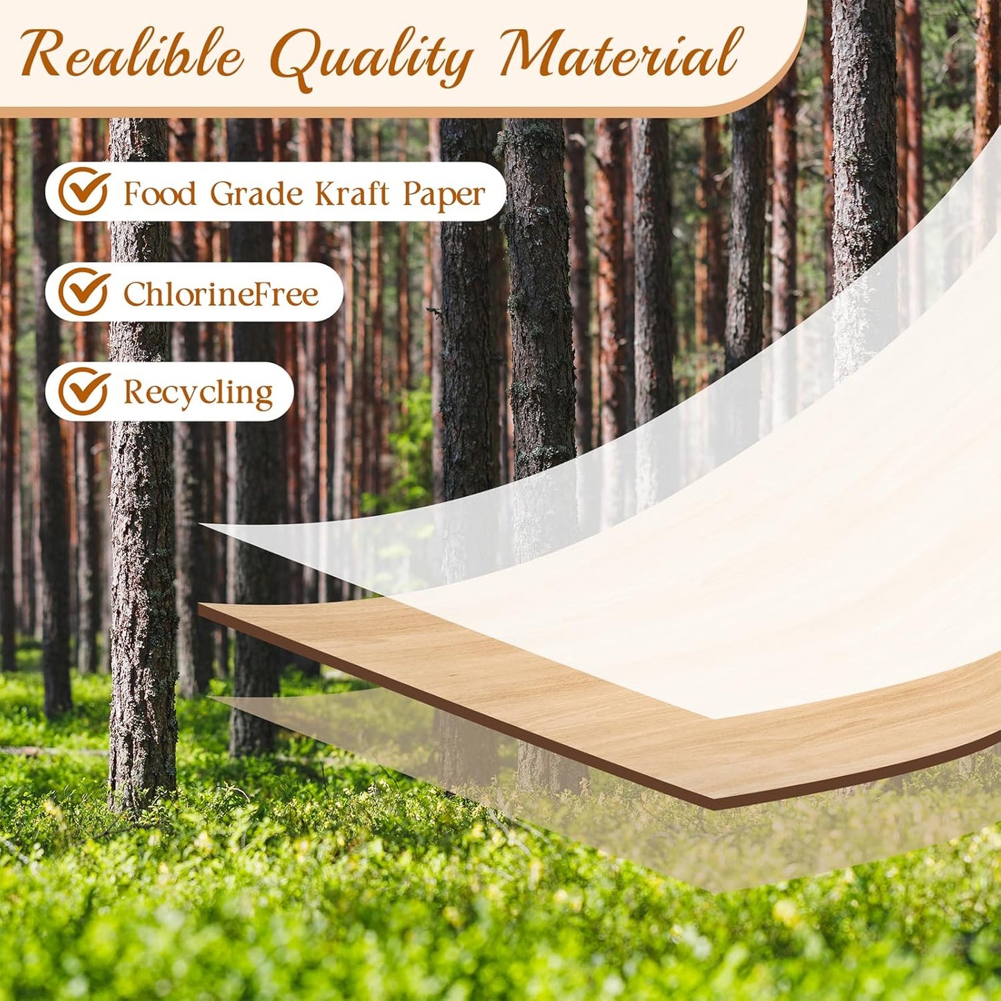 OAMCEG 50 Pack Cookie Boxes with Window, 6x6x3 Inches Brown Bakery Treat Boxes with Stickers & Twine for Pastry, Desserts, Strawberries, Cupcakes, Gift Giving