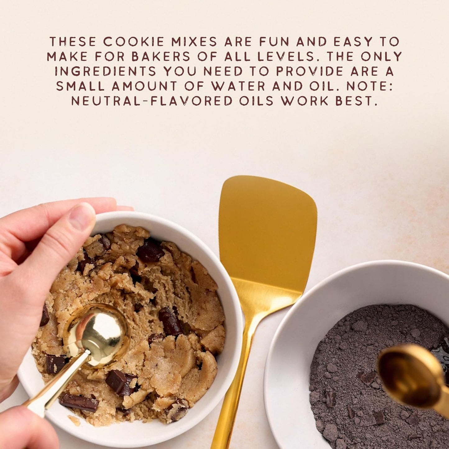 Autumn Sons Baking Co. Gluten Free Chocolate Chunk & Double Chocolate Chunk Cookie Mix Combo Pack. Vegan Plant Based Baking Mix. Free From 11 Common Allergens. 9.3 oz (Pack of 2)