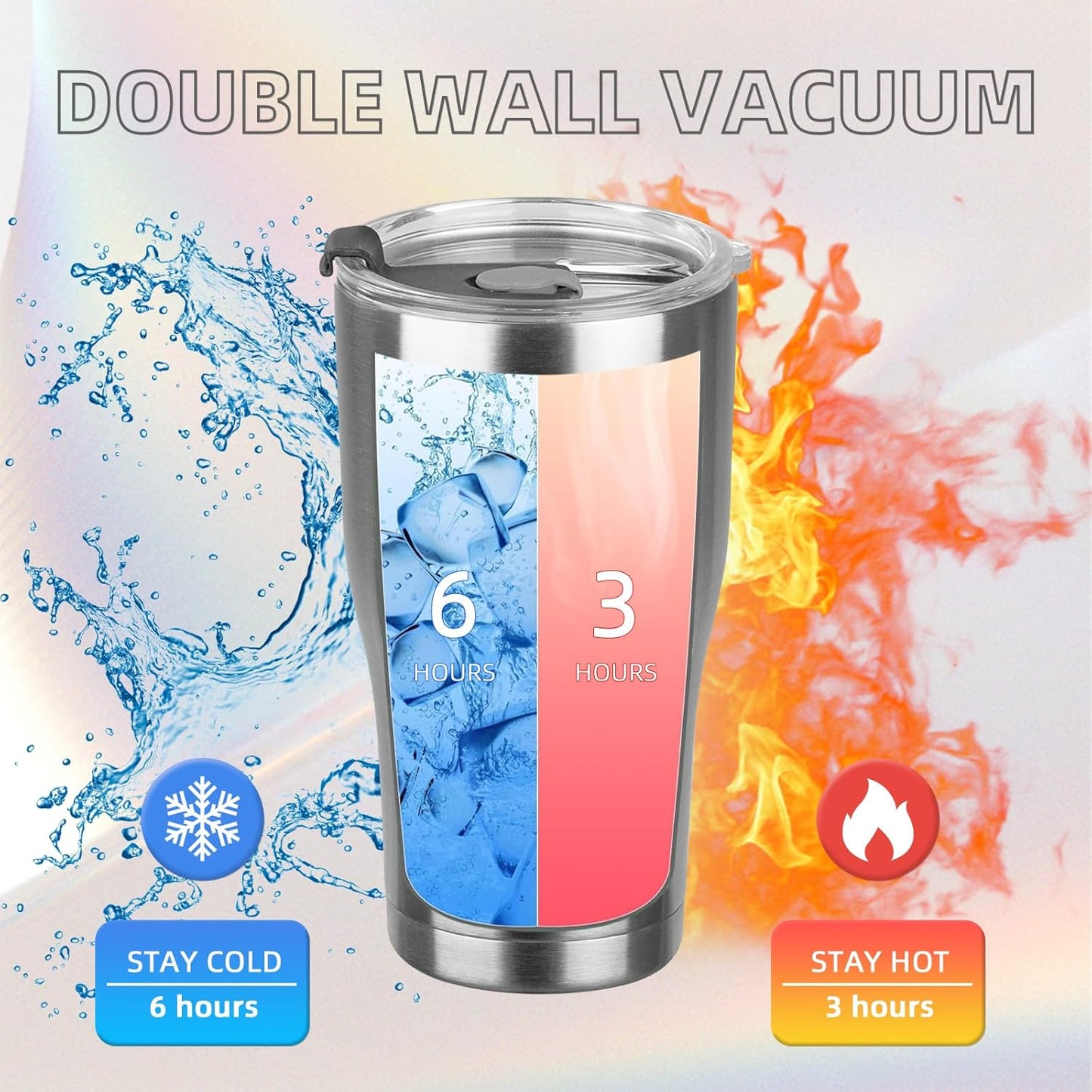 MEZMUT 20oz Coffee Tumbler with Lid and Straw Double Wall Vacuum Insulated Cup Stainless Steel Travel Mugs Insulated for Hot and Cold Leakproof Powder Coated Tumbler for Indoor and Outdoor