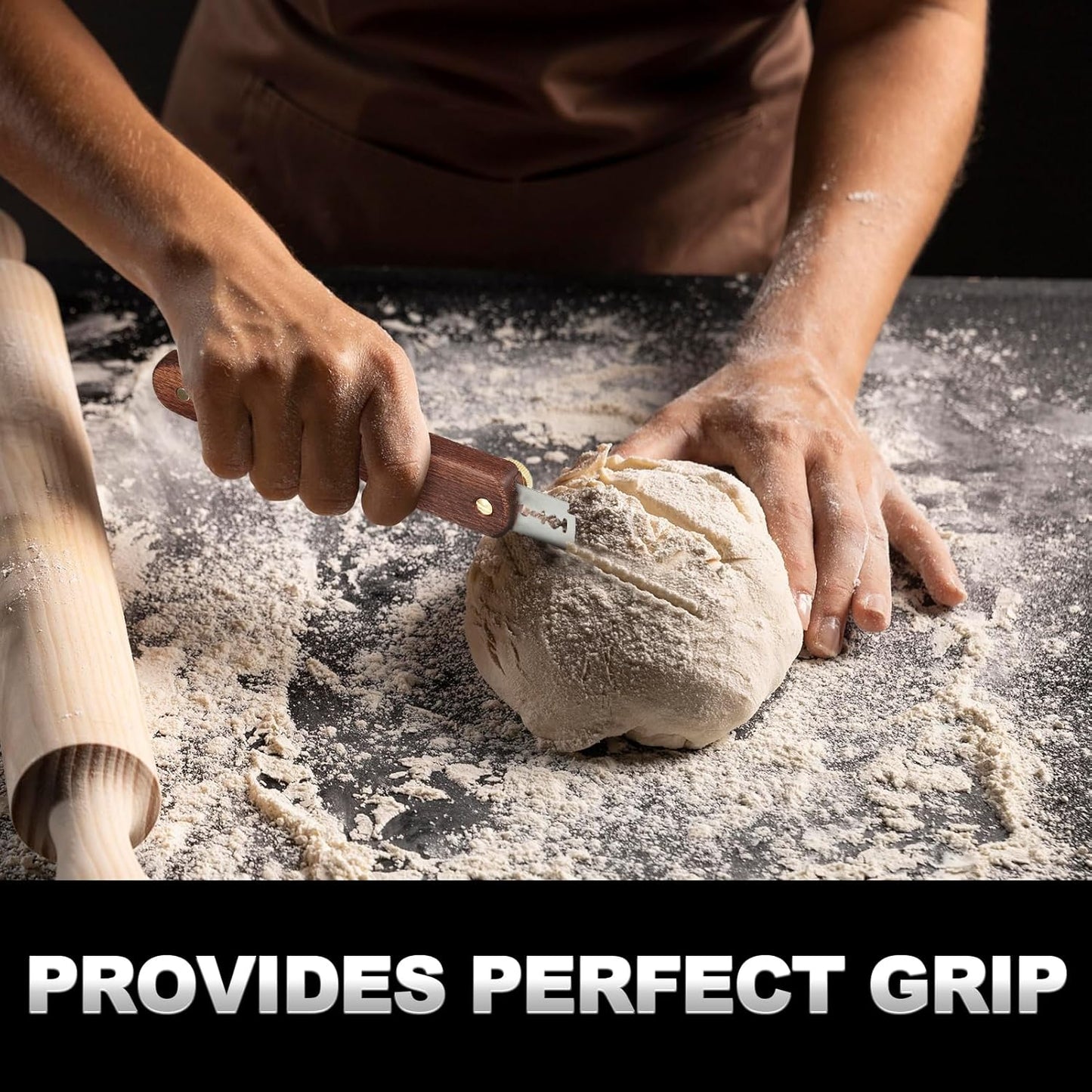 Magnetic Bread Lame Bread Scoring Tool,Sourdough Scoring Tool,Sourdough Bread Baking Supplies,Bread Scorer Tool for Bread Baking & Sourdough Baking,Bread Scorer with 5 Razor Blades