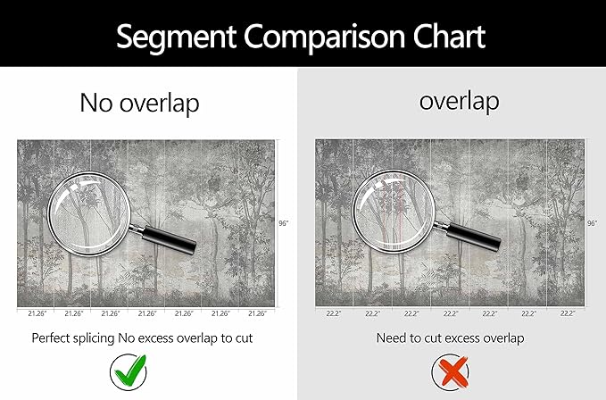 WFBHUA-Vintage Forest Woodland Mural Wallpaper Gray Old Wall Tree Wallpaper for Bedroom Living Room(Not Peel and Stick)