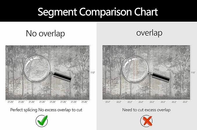 WFBHUA-Vintage Forest Woodland Mural Wallpaper Gray Old Wall Tree Wallpaper for Bedroom Living Room(Not Peel and Stick)