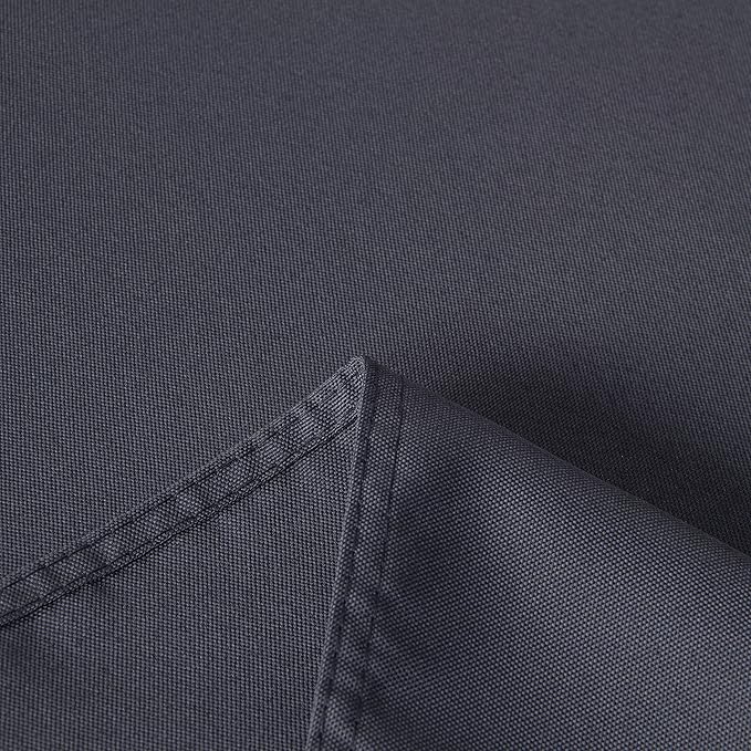 sancua Rectangle Tablecloth - 54 x 120 Inch - Water Resistant Spill Proof Washable Polyester Table Cloth, Decorative Fabric Table Cover for Dining Tables, Buffet Parties and Camping, Grey