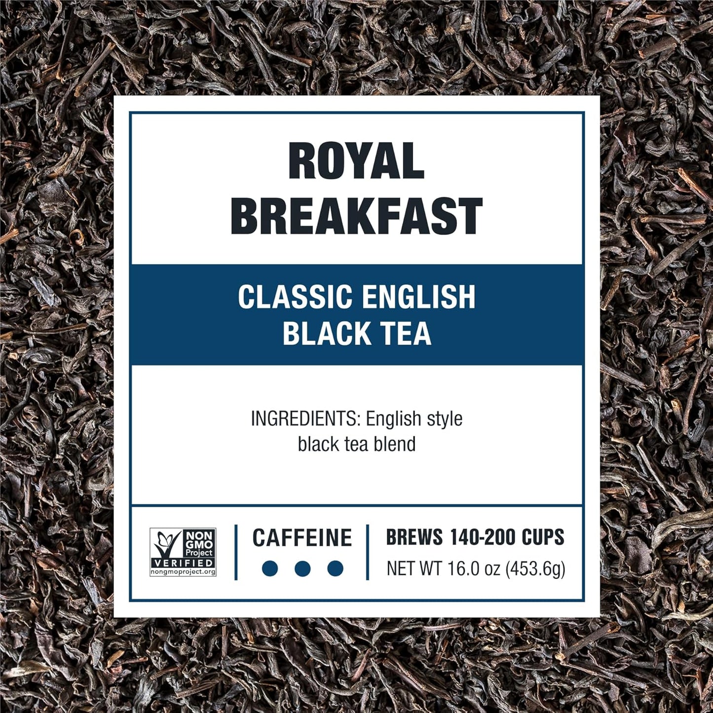 Tiesta Tea - Royal Breakfast, Loose Leaf, Classic English Black Tea, Premium High Caffeine Hot & Iced, Brews up to 200 Cups, 16oz Resealable Bulk Pouch