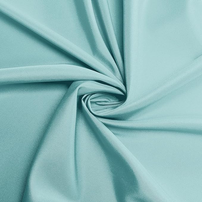 sancua Rectangle Tablecloth - 60 x 120 Inch - Stain and Wrinkle Resistant Washable Polyester Table Cloth, Decorative Fabric Table Cover for Dining Tables, Buffet Parties and Camping, Turquoise