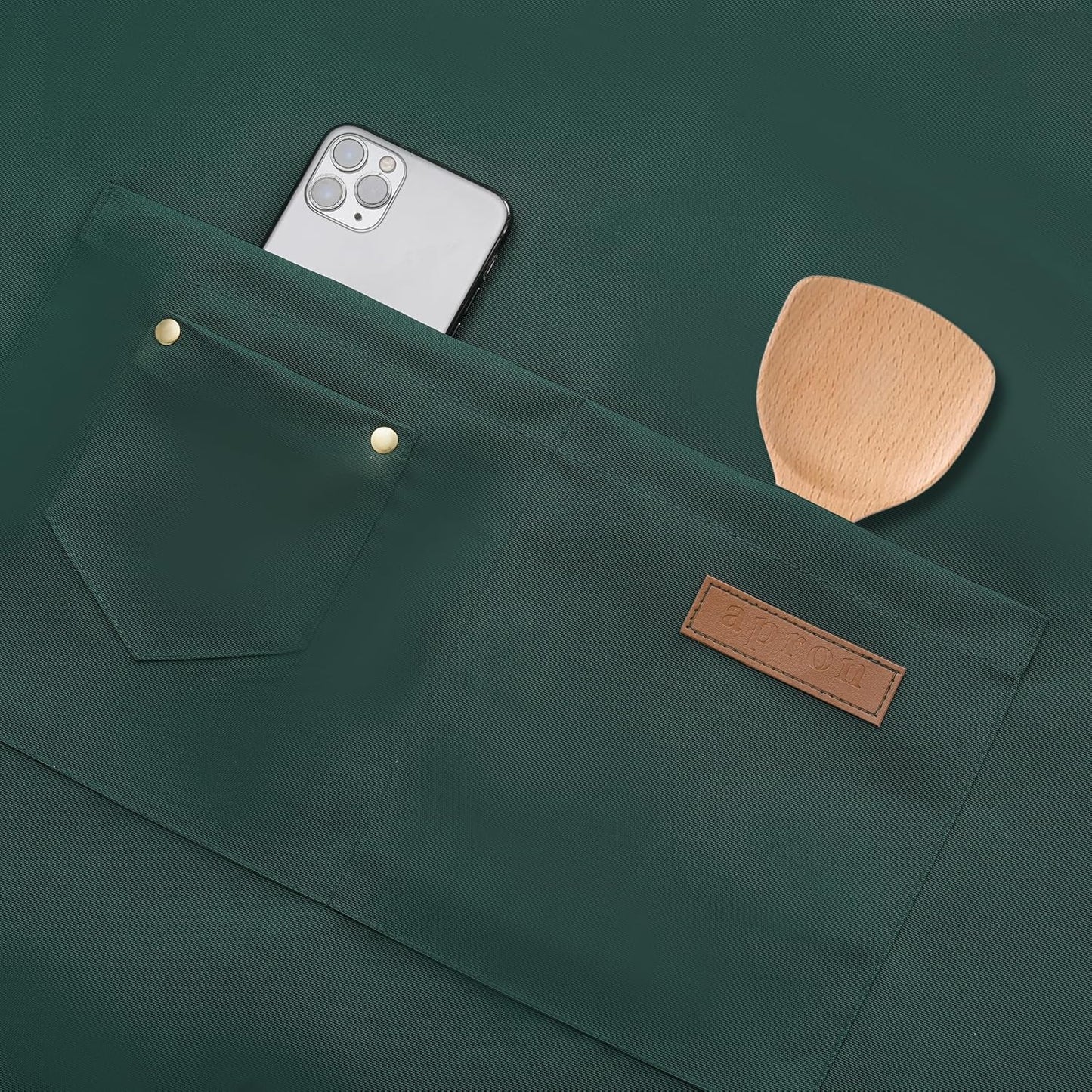 Tosewever Art Aprons for Women Painting Pottery Baking, Mens Buckle Straps Kitchen Apron with Pockets for Chef Cooking