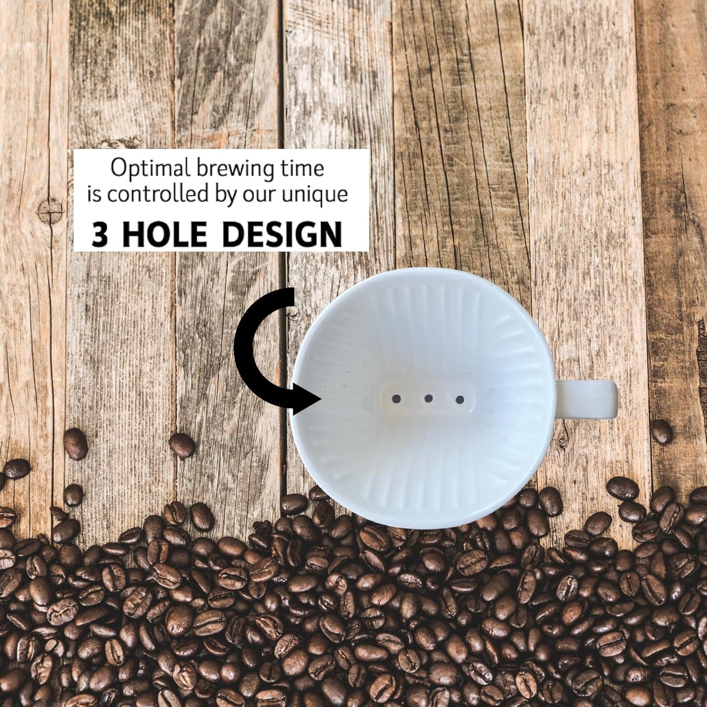 Simply Charmed Dachshund Ceramic Coffee Pour Over or Dripper with Full Box of 40 Melitta Brown Size #2 Filters