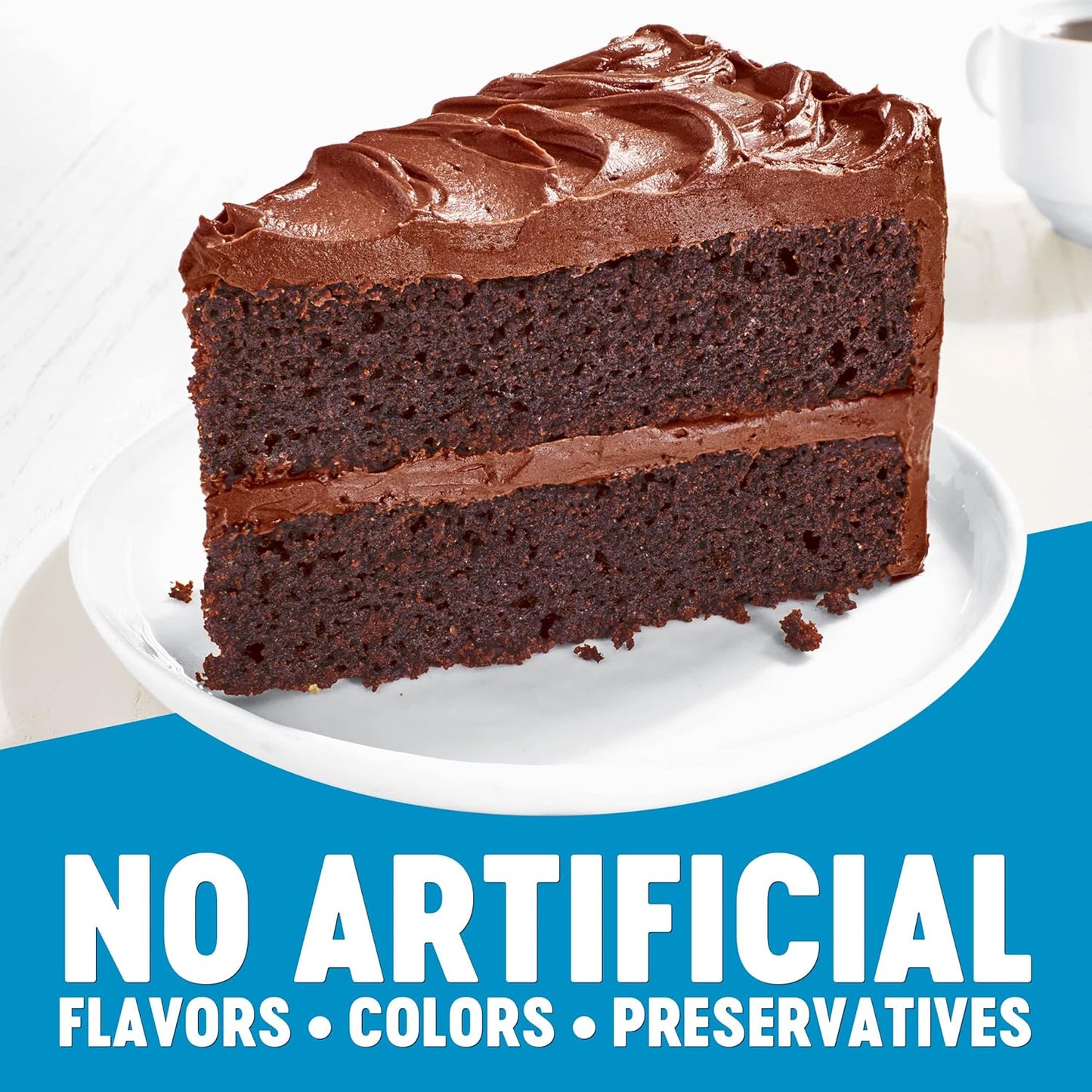 Krusteaz Gluten Free Chocolate Cake Mix, No Artificial Flavors, Colors, or Preservatives, 18 Ounce(Pack of 4)