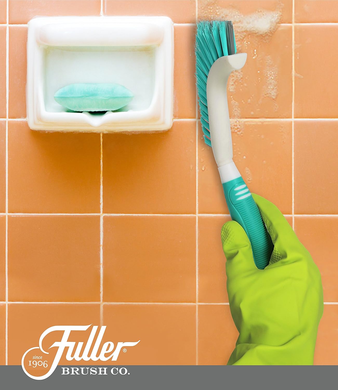 Fuller Brush Premium Comfort Grip Tile and Grout Brush