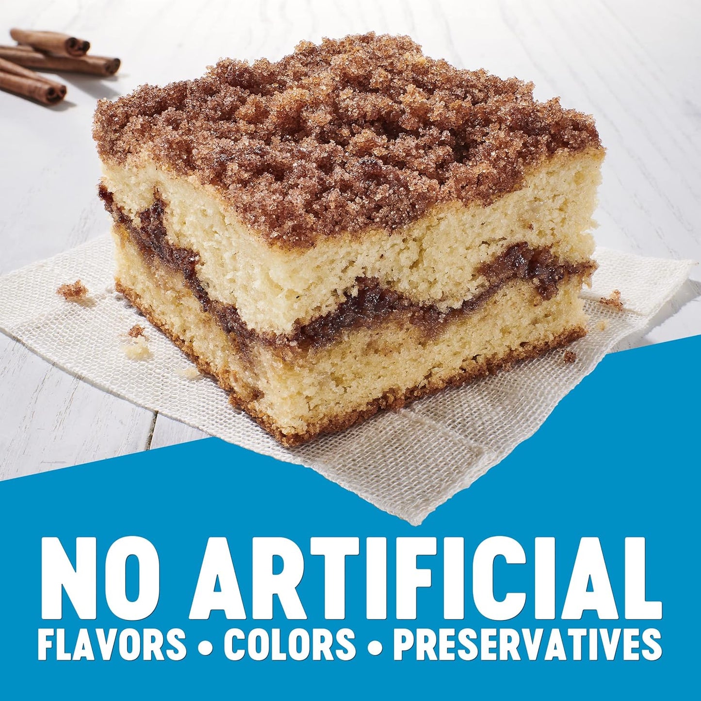 Krusteaz Gluten Free Baking Mix, Cinnamon Swirl Crumb Cake & Muffin Mix, Gluten Free with No Artificial Flavors, Colors or Preservatives, 20 Ounce (Pack of 3)