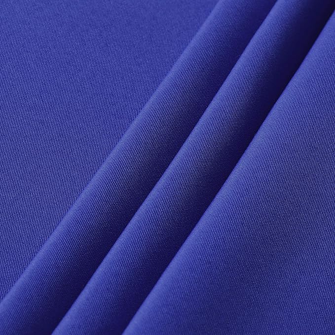 Sancua Rectangle Tablecloth - 90 x 132 Inch - Water Resistant Spill Proof Washable Polyester Table Cloth, Royal Blue