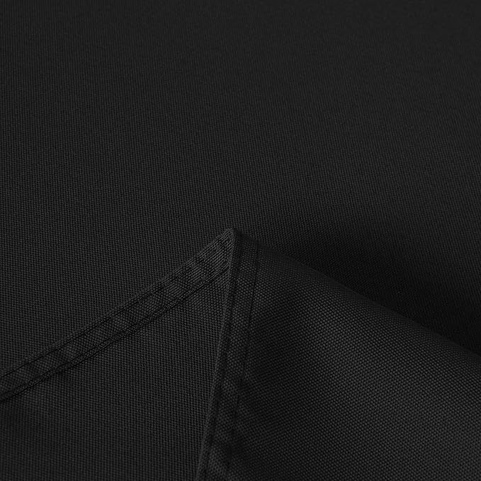 sancua Rectangle Tablecloth - 60 x 102 Inch - Stain and Wrinkle Resistant Washable Polyester Table Cloth, Decorative Fabric Table Cover for Dining Tables, Buffet Parties and Camping, Black