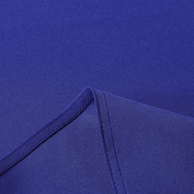 sancua Rectangle Tablecloth - 60 x 102 Inch - Stain and Wrinkle Resistant Washable Polyester Table Cloth, Decorative Fabric Table Cover for Dining Tables, Buffet Parties and Camping, Blue