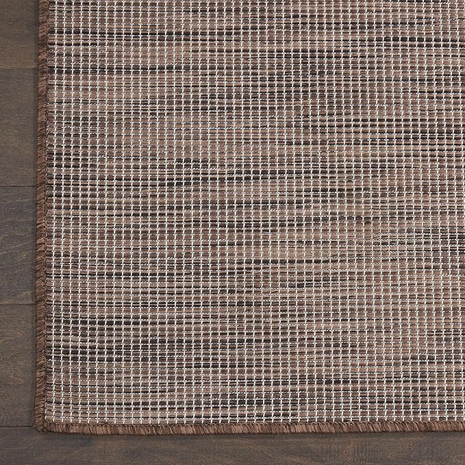 Nourison Positano Indoor/Outdoor Natural 10' x 14' Area Rug, Easy Cleaning, Non Shedding, Bed Room, Living Room, Dining Room, Backyard, Deck, Patio (10x14)