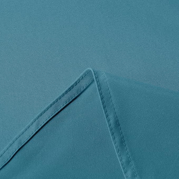 sancua Rectangle Tablecloth - 60 x 120 Inch - Stain and Wrinkle Resistant Washable Polyester Table Cloth, Decorative Fabric Table Cover for Dining Tables, Buffet Parties and Camping, Teal